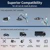 360 Rotating Car Magnetic Cell Phone Holder Magsafe Metal Car Folding Navigation Stand(Black)