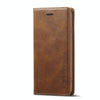 For iPhone SE 2022 / SE 2020 / 8 / 7 LC.IMEEKE RFID Anti-theft Leather Phone Case(Brown)
