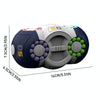 2-In-1 Rotating Magic Beans Fidget Toy Interactive Puzzle Games For Kids(Cyan)