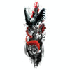 Large Arm Sleeve Waterproof Temporary Tattoo Sticker(TQB-075)
