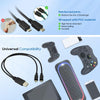 USB 2.0 Male to 2 Micro USB Male Cable, Length: About 30cm