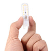 G9 3W 300LM Transparent Cover Corn Light Bulb, 22 LED SMD 2835, AC 220-240V(Warm White)