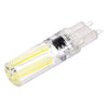 4W Filament Light Bulb , G9 Silicone Dimmable 8 LED for Halls, AC 220-240V(White Light)