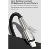 Baseus CATLJK-A06 Cafule Series 20W Type-C / USB-C to 8 Pin PD Metal Charging Data Cable, Length:1m(Dark Green)