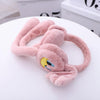 Cartoon Little Duck Ears Moving Winter Warm Earmuffs Press Airbag Earmuffs Cute Ear Warmer for Children, Size: One Size(Milky White)