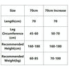 Electric Bike Winter Outdoor Riding Windproof Cold Protection Plus Velvet Warm Leg Guard Knee Pads, Style:70cm Black