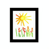 Plastic Children Art Frames Magnetic Front Open Frametory for Poster Photo Drawing Paintings Pictures(White)
