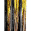 Black And Gold Rain Curtain Festival Party Decoration Props, Size: 1x2.5M