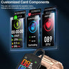 K20 1.14 inch Steel Band Earphone Detachable Life Waterproof Smart Watch Support Bluetooth Call(Black)