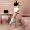Home Constant Temperature Wireless Leg Massage, Style: Pink Double Hot Compress+Air Pressure