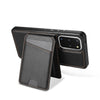 For Samsung Galaxy S20 FE 5G Skin Feel Detachable Card Bag Magsafe Phone Case(Black)