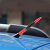 Short Aluminum Carbon Vehicle Car AM/FM Radio Antenna(Red)
