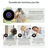 Bluetooth Talk Smartwatch Multi-Function Monitor Heart Rate / Blood Pressure / Blood Oxygen / Sleep(Black)