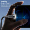 USAMS US-SJ566 Type-C / USB-C to 8 Pin PD 20W Fast Charing Data Cable with Light, Length: 1.2m(Green)