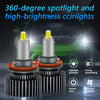 V2 1 Pair 9006 35W 6000K 4000LM Car 6 Sides LED Headlight(Cool White)