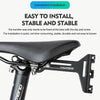 PROMEND FJJ-285 Water Bottle Cage Conversion Mount Aluminum Bicycle Cushion Dual Cup Holder Mounting Adapter, Color: Frosted Black