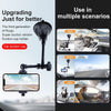 Tri-leg Suction Cup Connecting Rod Arm Phone Clamp Mount (Black)