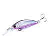 HENGJIA Long Throw Bionic Cocked Mouth Fake Bait Fishing Three-jaw Treble Hooks(6#)