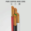 REMAX RC-094i 2m 2.4A USB to 8 Pin Aluminum Alloy Braid Fast Charging Data Cable (White)