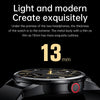R6 1.32-Inch TWS 2-In-1 Bluetooth Headset Smart Watch, Heart Rate / Blood Oxygen Monitoring(Black Steel)