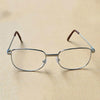 Full Metal Frame Resin Lenses Presbyopic Glasses Reading Glasses +2.50D(Silver)