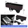 1 Pair Car Multi-functional Seat Crevice USB Storage Box(Black)
