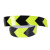 2 PCS Fluorescent Yellow Black Arrow Truck Sign Sticker Corridor Reflective Floor Stickers, Specification: 5cm x 20m