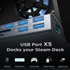 5 -in -1 For ASUS ROG Ally 100W PD Charging Game Console Stand Multifunctional USB 3.0 Docking Station