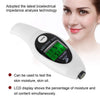 Mini Portable LCD Digital Moisture Skin Care Tester Moisture Oil Content Analyzer(White)