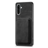 For Samsung Galaxy A26 5G Retro Leather Card Bag Magnetic Phone Case(Black)