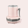Fast Cooling Cup Mini Chilled Drinks Juice Desktop Quick-Freeze Cooling Drinks Cup, CN Plug(Pink)
