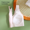 Girls Development Fixed Cup Seamless Underwear Student Vest Bra, Size: F1 52.5-62.5kg(White)
