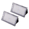 2 PCS DC 12V 3W 150LM 6000K LED License Plate Light 18LEDs SMD-3528 Bulbs Lamps for Land Rover