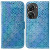 For Asus Zenfone 9 Colorful Magnetic Buckle Leather Phone Case(Blue)
