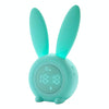Cute Rabbit Silicone Induction Small Alarm Clock(Green)
