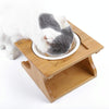 Pet Solid Wood Dining Table Pet Food Bowl Pet Supplies