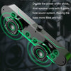 A39 LED Luminous HIFI Stereo Computer Speakers Long Gaming Wired Audio(Black)