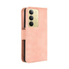 For Realme C75 4G Skin Feel Calf Texture Card Slots Leather Phone Case(Pink)