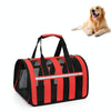 Foldable Mesh Pet Carrier Bag, Red, Medium (Cats & Small Dogs)