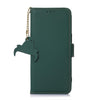 For Asus Zenfone 10 / Zenfone 9 Genuine Leather Magnetic RFID Leather Phone Case(Green)