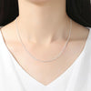 Silver-plated Snake Bone Chain Necklace Female Thin Necklace