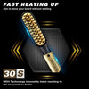 Mini Men Electrical Beard Styling Comb Beard Straightener, Plugs: UK Plug (Gold)