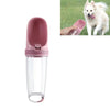Portable Pet Water Bottle 500ml - Pink - Leakproof Dog & Cat Travel Kettle