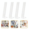 4pcs YX033 Acrylic Hair Clip Storage Display Stand(Transparent)