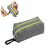 Dog Poop Bag Holder Dispenser, Oxford Cloth, Grey-Green