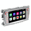 For Ford Focus 7 Inch HD Android Navigation Bluetooth RDS Radio, Size: 2+64G(Silver)