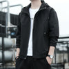 Autumn / Winter Men Jacket Casual Coat, Size: L(1992 Without Velvet Black)