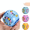 3 PCS Finger Magic Bean Magic Cube Toy Children Intelligence Fingertip Spinning Top(Blue Indigo)