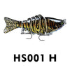 2 PCS PROBEROS HS001 10cm 15.5g Road Sub-Fish Bait Plastic Hard Bait(H)