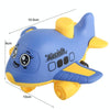 Children Toy Press Cartoon Inertia Car Baby Educational Toy Car Gift, Color: Aircraft Purple